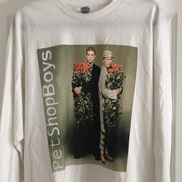 Gildan | Shirts | Vintage Pet Shop Boys Classic Concert Mens Long 